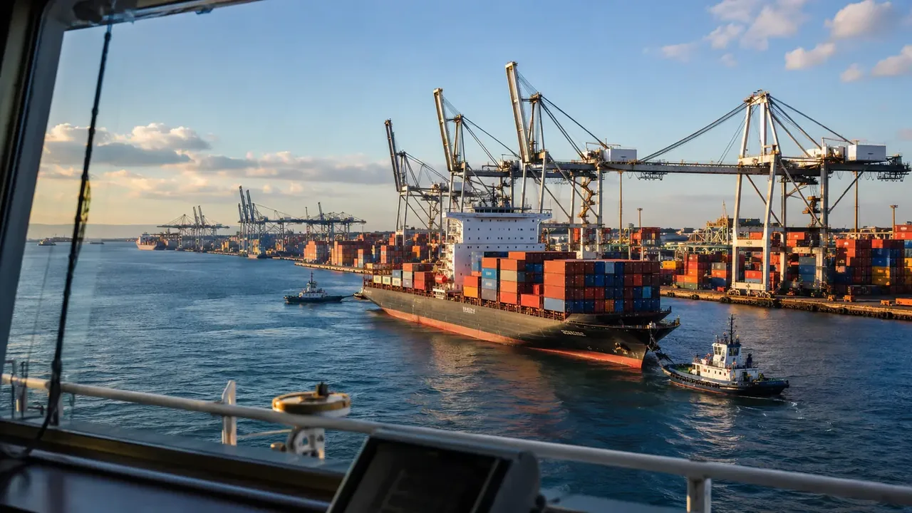 Container port and vessel operations supported by rugged maritime computing
